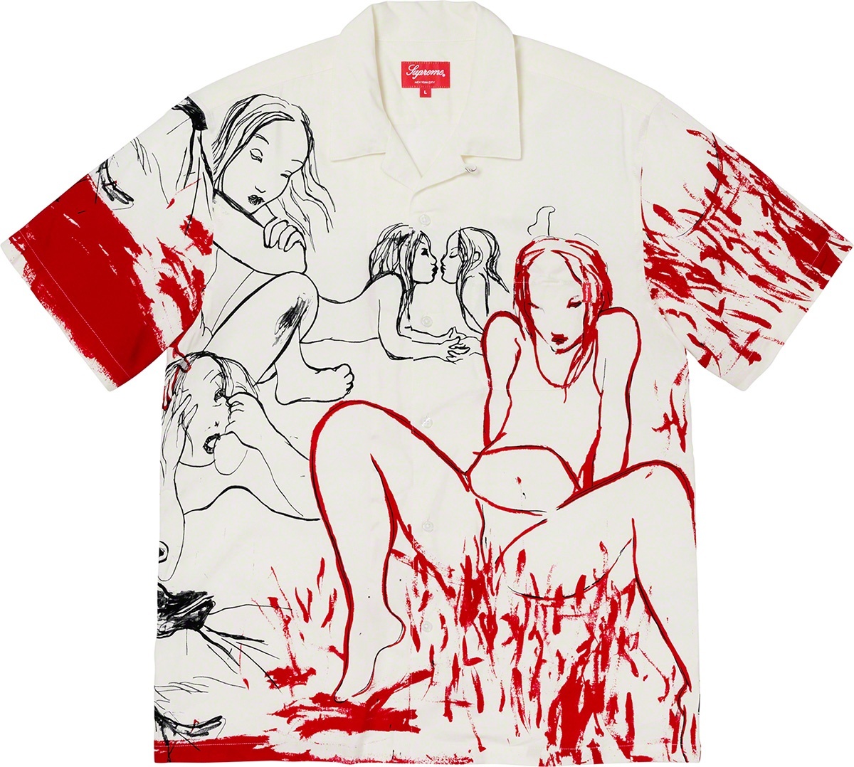 Rita Ackermann/Supreme Rayon S/S Shirt view 2